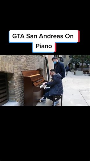 Playing GTA San Andreas on Piano