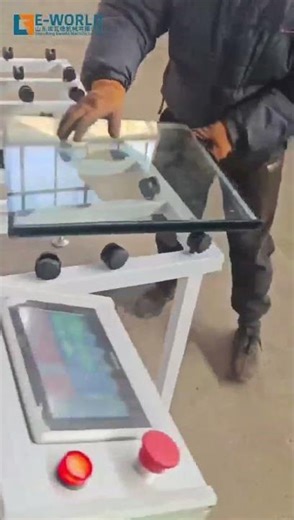 Horizontal automatic insulating glass gluing robot #engraving#machinery#Glass#device#slicing