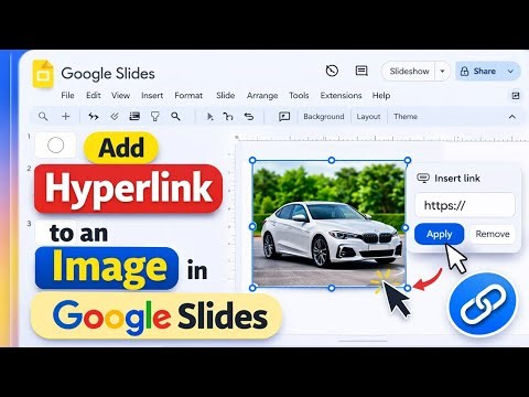 How to Add Hyperlink to an Image in Google Slides | Clickable Image Tutorial