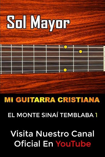 EL MONTE SINAÍ TEMBLABA parte 1🎸 ALABANZA TUTORIAL EN GUITARRA 🎸 Mi Guitarra Cristiana