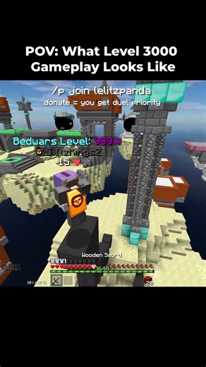 Level 3000 Bedwars Gameplay!