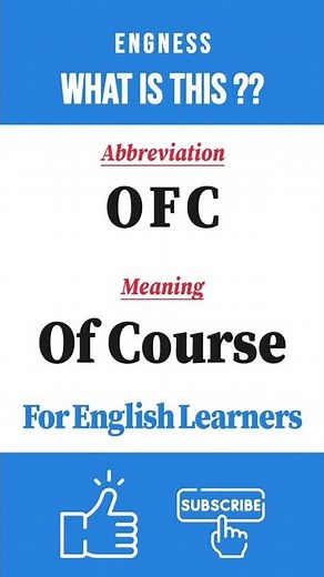 OFC Meaning #Engness