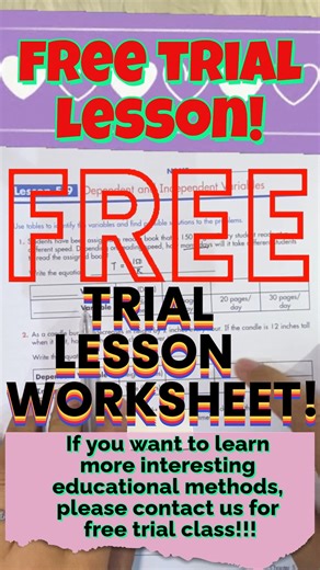 This worksheet video introduces dependent and independent variables by showing kids how one value changes when another is adjusted, using simple, relatable examples. Learning this helps children understand cause-and-effect relationships, make sense of charts and graphs, predict outcomes (such as how total cost changes when buying more items), improve early algebra and science skills, and apply logical thinking to real-life situations like time, speed, temperature, and money. If you want to learn
