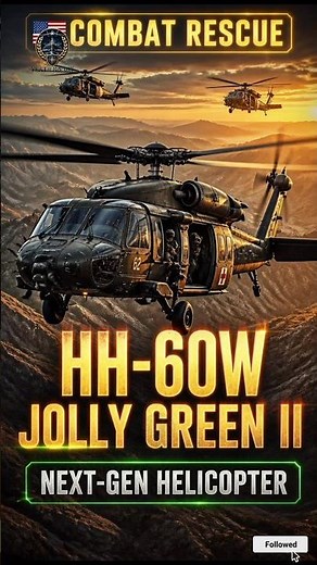 🇺🇸 HH-60W Jolly Green II: America's Next-Generation Rescue Helicopter