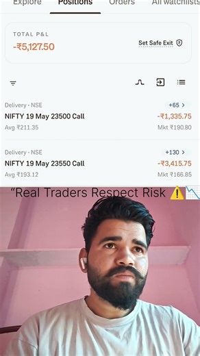 14 May — Red Day, Lesson Gained 📉”#trading #nifty #optiontrading #stockmarket #daytrading