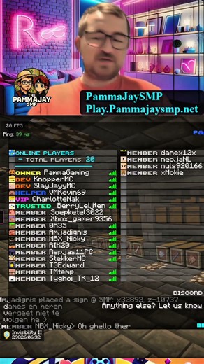 De PammaJaySMP gaat hard 🔥 #minecraft #mc #gaming #pamma #PammajaySMP