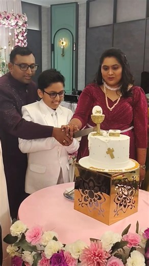 Ivaan's First Holy Communion #jesus #firstcommunion #family #fun #emotion