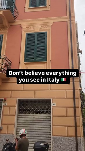“Don’t believe everything you see in Italy!” exposes a surprising truth about Italian cityscapes: the exterior cladding used to preserve the architectural look, cultural aesthetic, and traditional mosaic styles is often not authentic. Instead, many of these facades are replicas designed to maintain Italy’s historic charm while concealing the modernized structures beneath. 🎥 @dmarge #architecture #italy #rapallo #design #building | World architecture inspiration