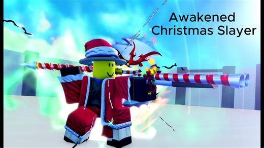 Awakened Christmas Slayer in OneFruit #onefruitsimulator #roblox #robloxonepiece #fyp #fypシ