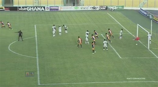 This ‘Wako Jacko’ freekick is worth watching again. The goal that guaranteed us all 3-points. N:B. Awako's free kick. #AHOSC #PositiveEnergy | Accra Hearts of Oak