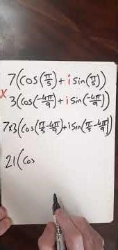 Product of 2 Complex Numbers #complexnumbers #eulertheorem #maths #mathstricks #complexnumber #math