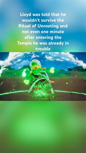 Lloyd enters the Temple of the Green Ninja #ninjago #legoninjago #ninjagodragonsrising #ninjagolloyd