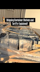 Shipping Container Shelves and Tariffs, Explained! #shippingcontainer #tariffs | Simple Shipping Containers