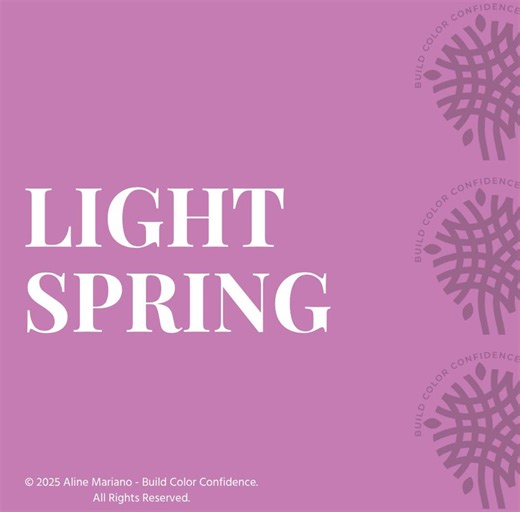 Light Spring Color Palette | Seasonal Style Guide (PDF) - Etsy Australia