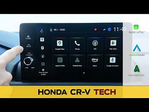 Media Screen in the Honda CR-V // CarPlay, Android Auto, Nav, Reboot and more (2026 model)