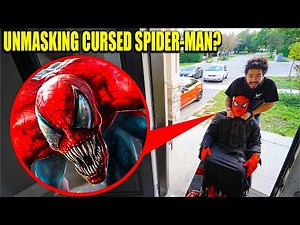 UNMASKING CURSED SPIDER-MAN AFTER HE ATTACKED OUR HOUSE!! (NEVER KILL SPIDERS AT HOME!)