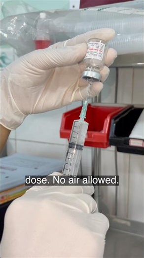 Precision of loading a #syringe 💉 #hospital #aiims #bscnursingexam #norcetmcq #satisfying #sterile