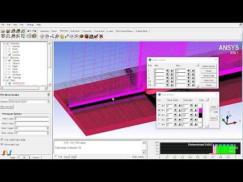 Improving mesh quality in ICEM CFD Hexa - Case 1 (Low quality)