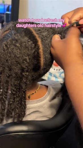 do you refresh sometimes or do new styles every time? #hairtok #toddlergirlhairstyles #littlegirlhairstyles #blackgirlhairstyles #hairstyles