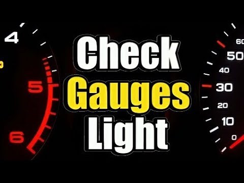 How to Fix & Reset Check Gauges Warning Light Stays On or Flashing | Check Gauges Light On