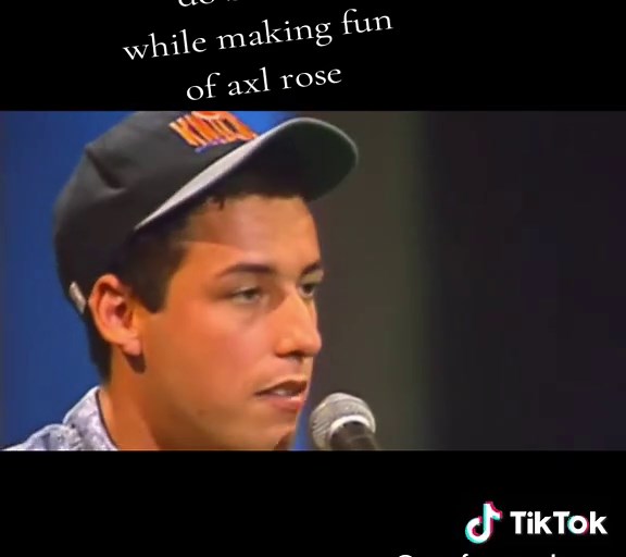 Adam Sandler Pays Tribute to Axl Rose in Style