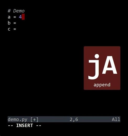 VimFu — Ctrl-@ Insert Previous + Leave