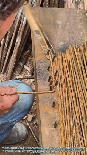 Shaping Steel: How Workers Bend Rebar for Stronger Structures