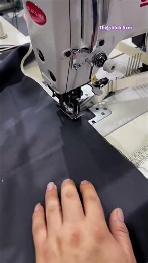 Perfect Fabric Edge Stitch Demo. #youtubeshorts