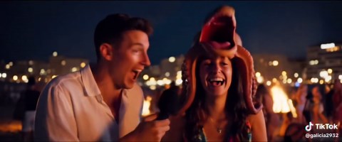 El pulpo de moda en San Juan #memesgalicia #galicia #acoruña #coruña #sanxoán #sanjuan #chatgpt #veo3 #klingai #pikaverse #hailuoai #minimax