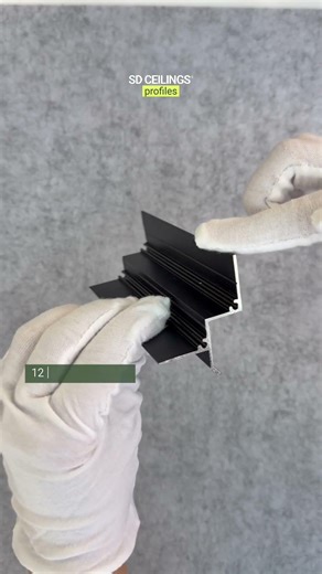 SHADOW GAP STANDARD Profile for interior design projects