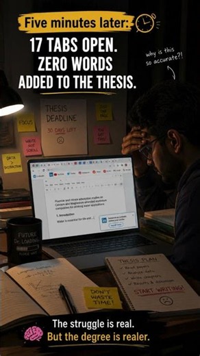 POV: You Finally Start Writing Your Thesis and LinkedIn Appears.