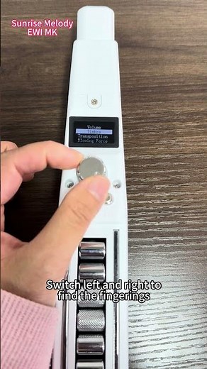 How to set the fingering of Sunrise Melody MK Electronic Wind Instrument