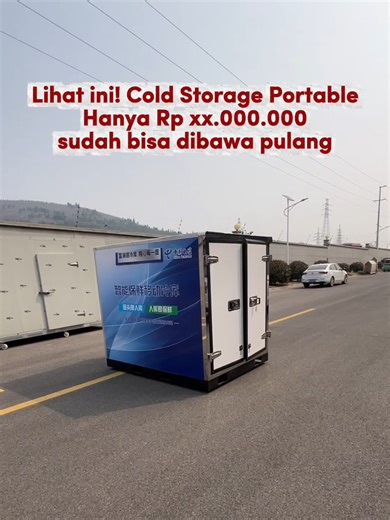 Lihat ini! Cold storage portable kapasitas 1 ton. Praktis, bisa dipindah dan langsung dipakai untuk simpan frozen food, seafood, atau bahan makanan usaha Anda. Konsultasi kebutuhan cold storage 62 812-9998-9914 #coldstorage #coldstorageportable #gudangbeku #coldstorageindonesia #usahafrozenfood