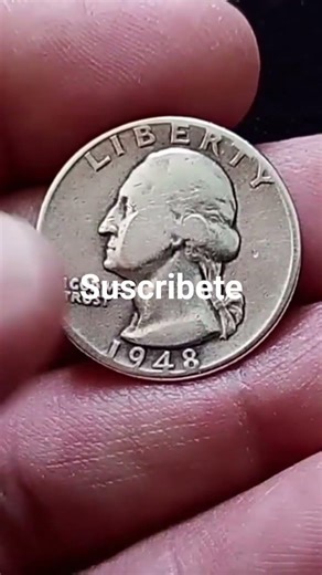 #plata Cuarto De Dólar 1948 #coin #collection #youtuber #viral