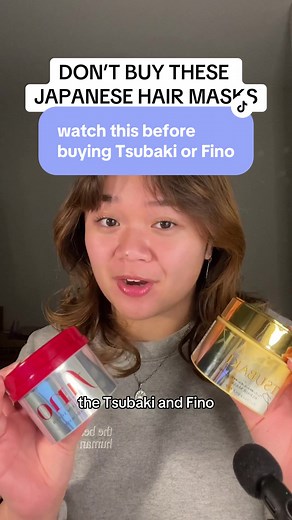 here’s everything you need to know about the Tsubaki & Fino hair masks 💁🏻‍♀️✨ PS - if you want to learn more about hair porosity, check out the playlist on my profile :) #tsubaki #finohairmask #japanesehairmask #japanesehaircare #lowporosity