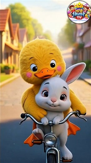 “When a Duck Became a Hero 🐥✨ | Cute Rabbit Story” #trend #trending #trendingshorts #ytshorts #yt