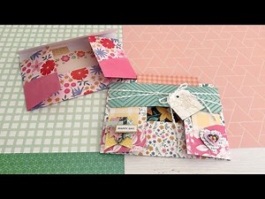 Envelope Style Photo Storage Holder/Happy Mail Idea for Goodies | TUTORIAL