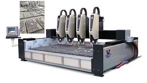 [Hot Item] CNC Stone Router Engraving 4 Head Tombstone Milestone Making Machinery