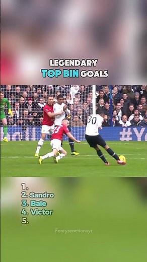 LEGENDARY TOP BIN GOALS.