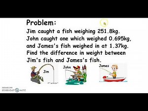 Decimal numbers: How to add and subtract with word problems