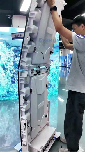 Rapidly deployable LED folding poster screen.#ledscreen #ledvideowall #ledboard #eagerled