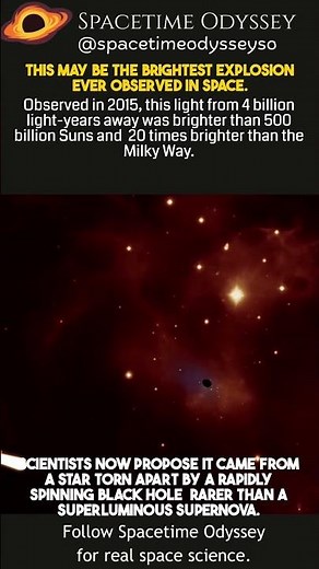 The Brightest Supernova Ever Recorded? #supernova #spacefacts #astronomy