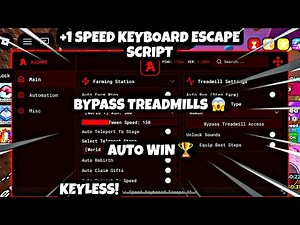 [x100] +1 Speed Keyboard Escape Script For Mobile And Pc | INFINITE WINS | Keyless