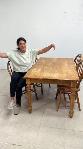 Farmhouse Dining Table and Chairs Makeover