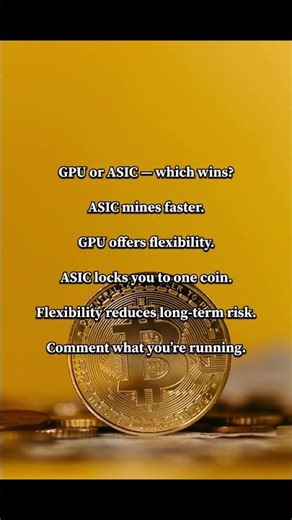 GPU vs ASIC Mining #crypto #depin #mining #web3 #passiveincome