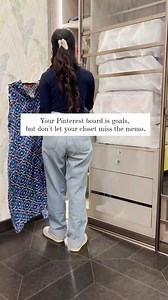 16K views · 23 reactions | Your closet is still catching up with your Pinterest-level style inspo. Let’s manifest that in 2025 #DreamWardrobe #ClosetGoals #WardrobeInspo #StyleUpgrade #MinimalStyle #PinterestAesthetic #ClosetOrganization #StyleGoals #manifestation2025 | Homebliss | Facebook
