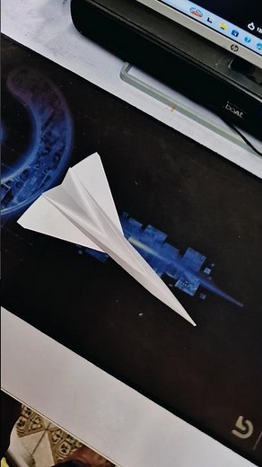 How to Make an EASY Jet Paper Airplane That Flies REALLY Fast | Concorde Tutorial
