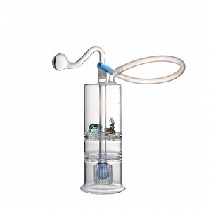 [Hot Item] Mini Glass Water Pipe Hookah Smoking DAB Rig Water Bubbler