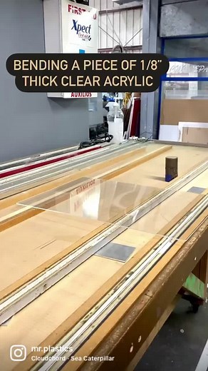 Bending #acrylic an important fabrication skill! #manufacturing #plastics #fabricate #fabrication #howto #diy #industries #smallbusiness #tips