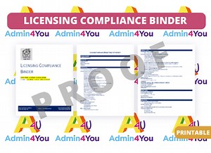 Licensing Compliance Binder